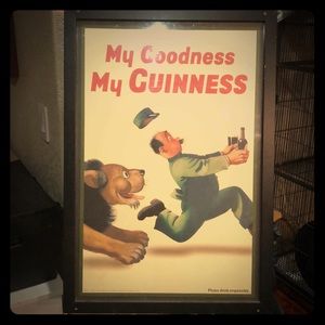36x24 Guinness Picture only (no frame) dated 2005